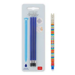 Legami Erasables Stifte Nachfüllminen|Löschbare Stifte*Set Löschbarer Stift Llama mit blauer Ersatzmine