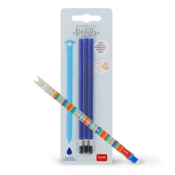Legami Erasables Stifte Nachfüllminen|Löschbare Stifte*Set Löschbarer Stift Llama mit blauer Ersatzmine