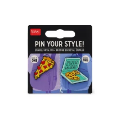 Legami Broschen*Set mit 2 Anstecknadeln aus emailliertem Metall - Pin Your Style!
