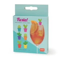 Legami Weitere Küchen-Accessoires|Cocktail Hour*Set mit 6 Glasmarkern