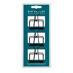 Legami Mehr Schreibwaren*Set mit 3 Metallklammern - Binder Clips