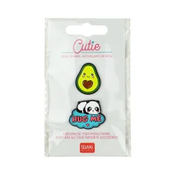 Legami Zum Verpacken Von Geschenken|Mehr Schreibwaren*Set mit 2 Metallklammern - Cutie