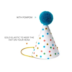 Legami Party-Accessoires*Set mit 8 Partyhütchen - The Party Is On