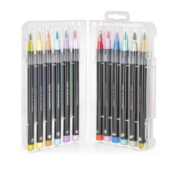 Legami Textmarker Und Filzstifte*Set mit 12 Pinselstiften - Brush Markers