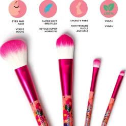 Legami Beauty-Accessoires*Set mit 4 Schminkpinseln - Oh My Glow!