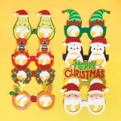 Legami Party-Accessoires*Set mit 8 Weihnachtsbrillen aus Papier