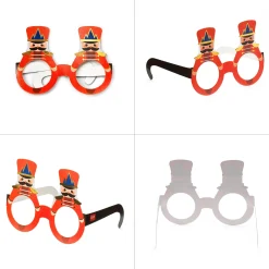 Legami Party-Accessoires*Set mit 8 Weihnachtsbrillen aus Papier