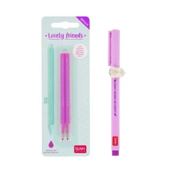 Legami Gelstifte Nachfüllminen Lovely Friends|Kugelschreiber Und Gelstifte*Set Stift Lovely Bunny mit Violett Ersatzmine