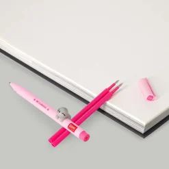 Legami Gelstifte Nachfüllminen Lovely Friends|Kugelschreiber Und Gelstifte*Set Stift Lovely Kitty mit Rosa Ersatzmine
