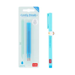 Legami Gelstifte Nachfüllminen Lovely Friends|Kugelschreiber Und Gelstifte*Set Stift Lovely Llama mit Himmelblau Ersatzmine