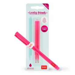 Legami Gelstifte Nachfüllminen Lovely Friends|Kugelschreiber Und Gelstifte*Set Stift Lovely Unicorn mit Neonrosa Ersatzmine