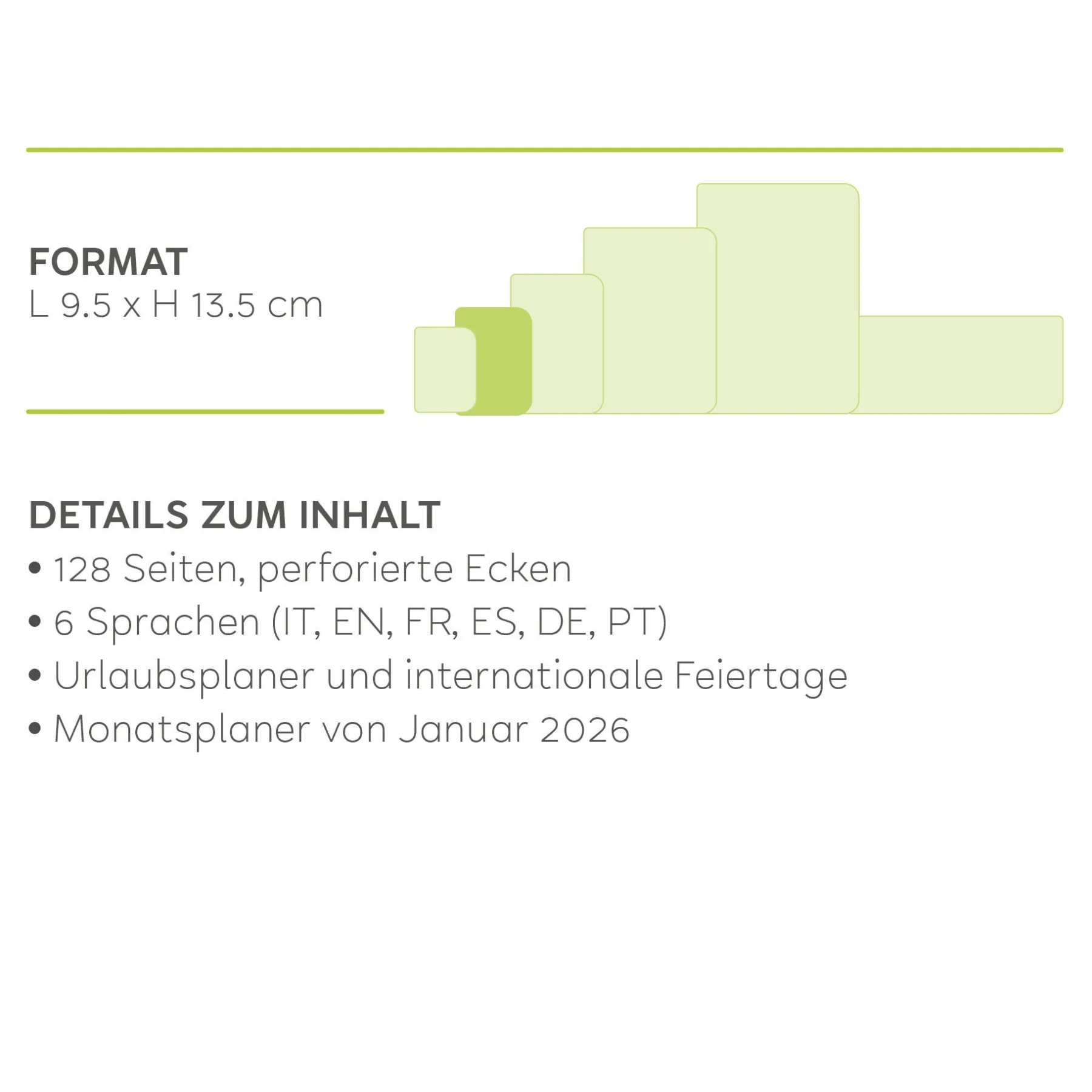 Legami Wochenplaner Für 12 Monate*Terminplaner für 12 Monate - Wochenübersicht - Small - 2025