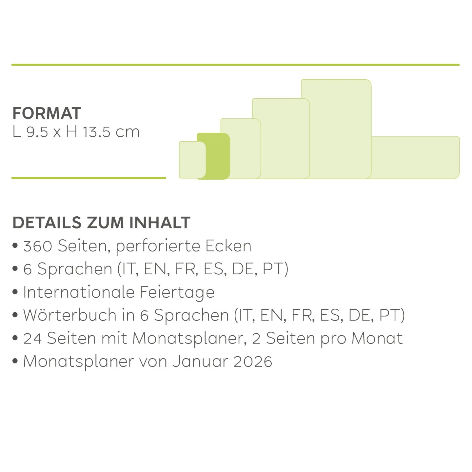 Legami Tagesplaner Für 12 Monate*Terminplaner für 12 Monate - 1 Tag pro Seite - Small - 2025