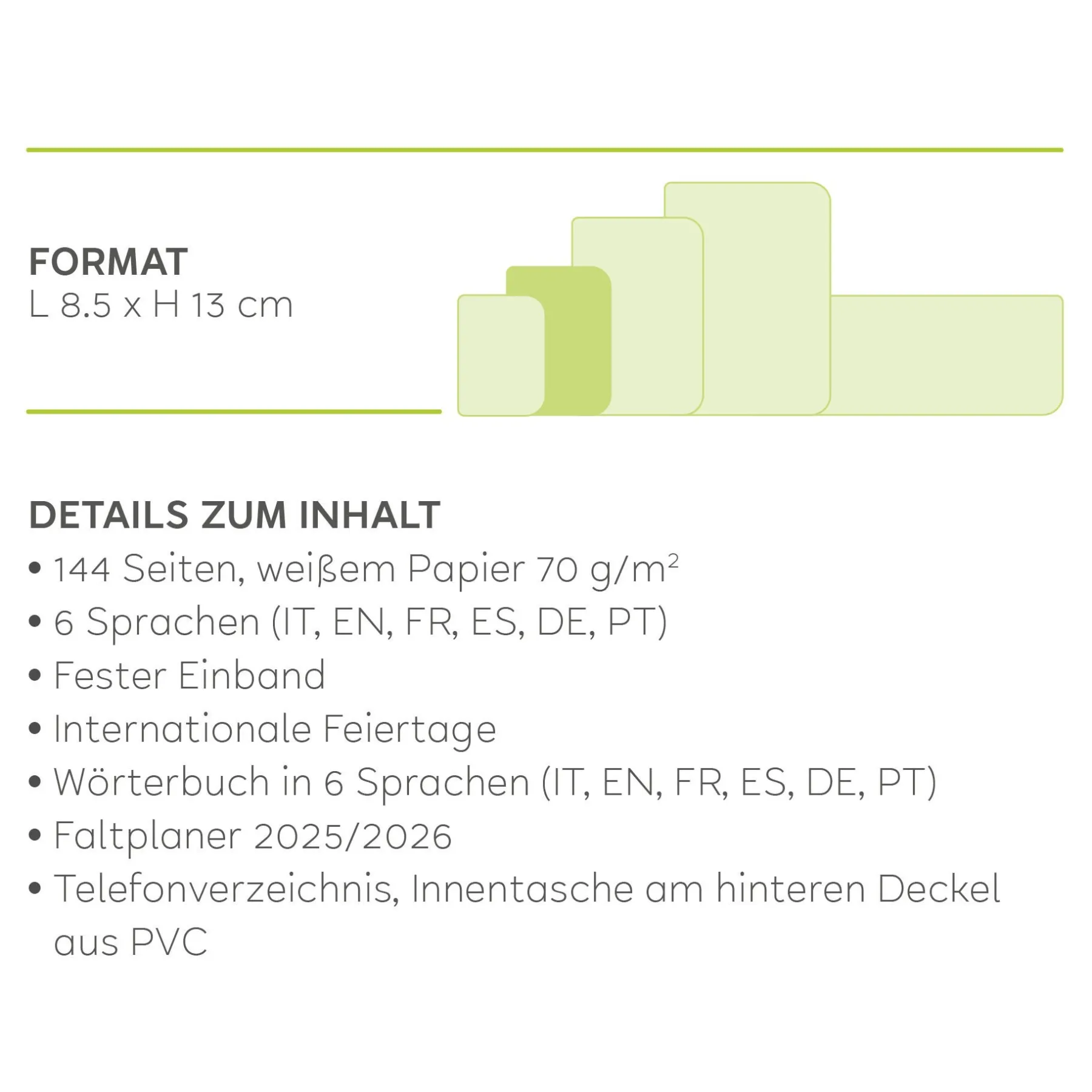 Legami Wochenplaner Für 12 Monate*Terminplaner für 12 Monate - Wochenübersicht - Small - Spiralbindung 2025