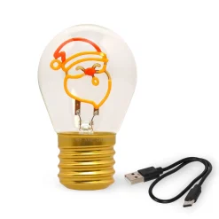 Legami Deko-Leuchten|Party-Accessoires*Tischlampe in Glühbirnenform - Bulb Fiction