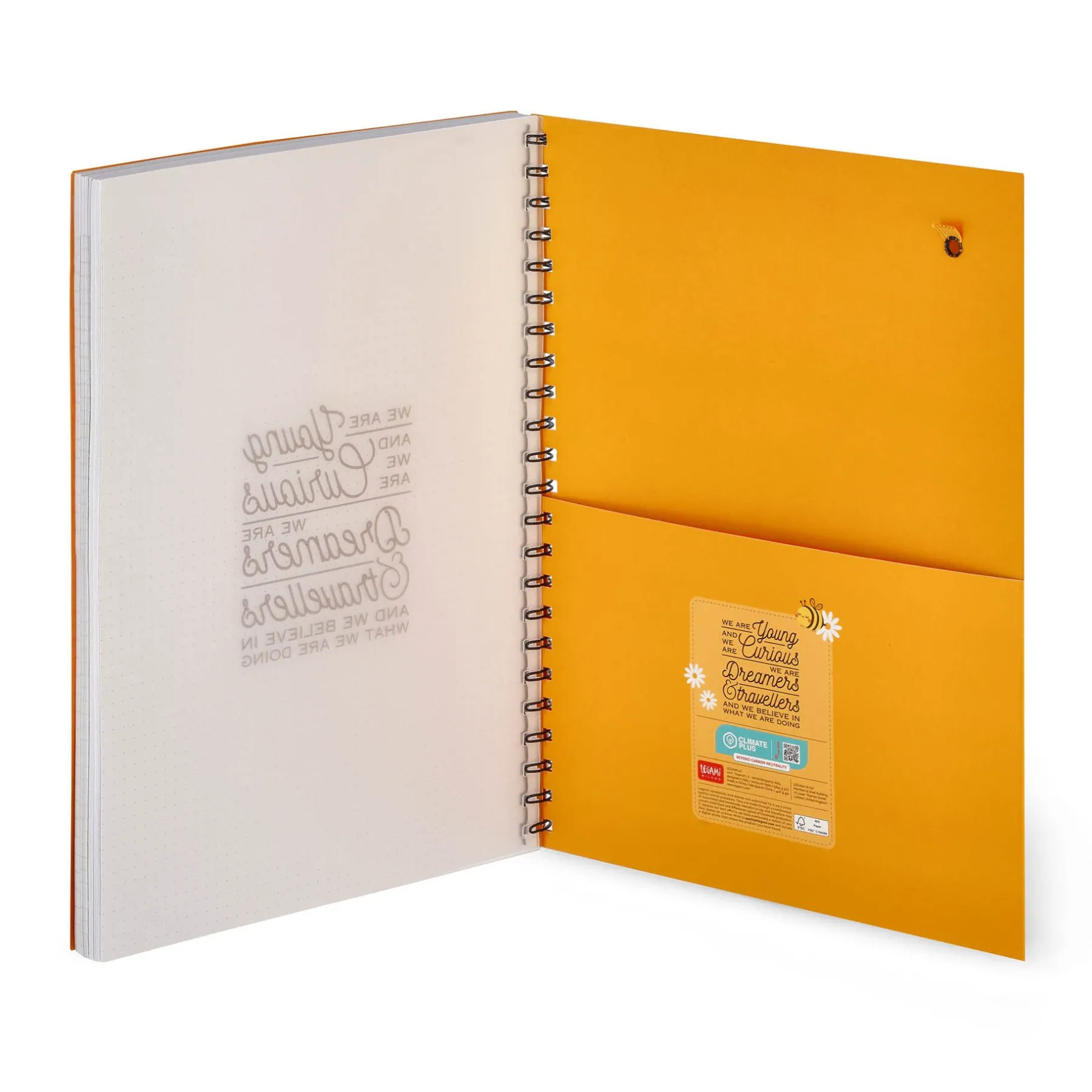 Legami 3-In-1-Hefte*Trio - 3-in-1-Notizbuch mit Spiralbindung - Maxi - A4-Format