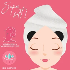 Legami Gesicht Und Körper*Turban-Handtuch für die Haare - Love my Hair