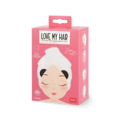 Legami Gesicht Und Körper*Turban-Handtuch für die Haare - Love my Hair