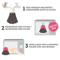 Legami Weitere Küchen-Accessoires*Vulkan-Mikrowellenreiniger