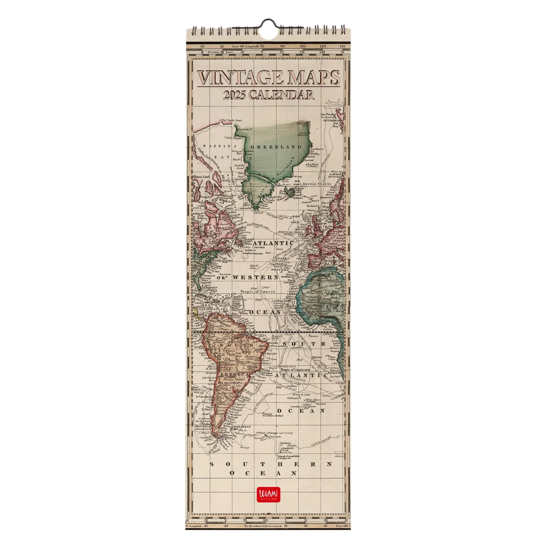 Legami Wandkalender*Wandkalender 2025 - 16 x 49 cm