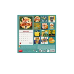 Legami Wandkalender*Wandkalender 2025 - 18 x 18 cm