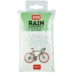 Legami Weitere Accessoires|Reise-Accessoires*Wasserdichter Einweg-Poncho - SOS Rain