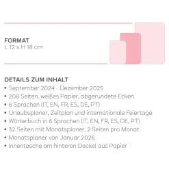 Legami Wochenplaner Für 16 Monate*Wochenplaner für 16 Monate - Medium - 2024/2025